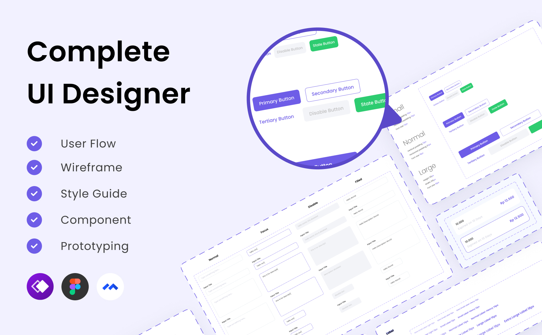 Kelas Complete UI Designer: Visual Design, Prototype, Usability Testing di BuildWith Angga